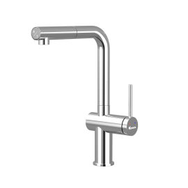 Vòi rửa bát dây rút Stream Smart Chrome