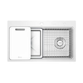Chậu rửa bát 1 hố chống xước Workstation Sink KN8048TS Dekor