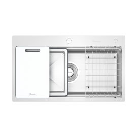 Chậu rửa bát 1 hố chống xước Workstation Sink KN8751TS Dekor