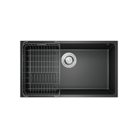 Chậu rửa bát Granite Sink Naros 760S – Black