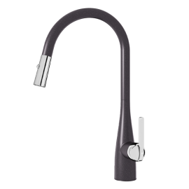 Vòi rửa bát dây rút Curva Black