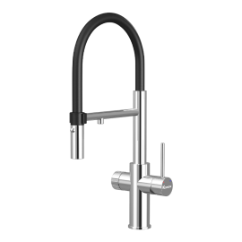 Vòi rửa bát thân mềm 3 đường nước Combi Chrome