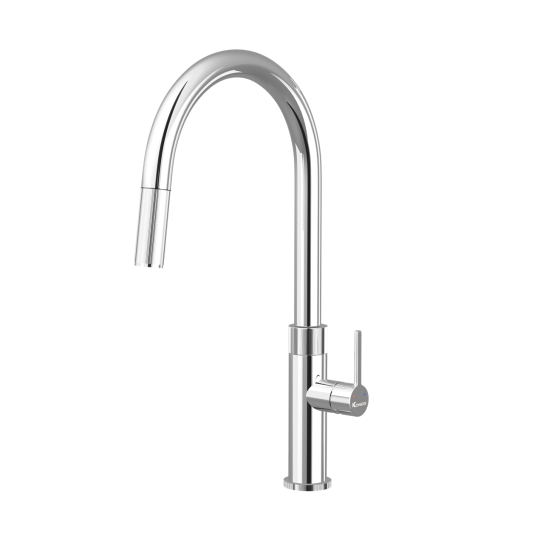 Vòi rửa bát dây rút Lasi Chrome