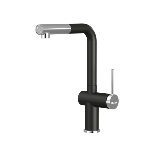 Vòi rửa bát dây rút Stream Smart Black