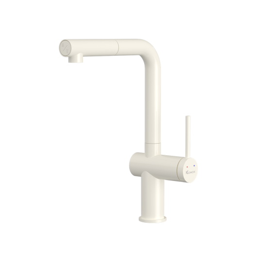 Vòi rửa bát dây rút Stream Smart Nude