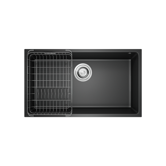 Chậu rửa bát Granite Sink Naros 760S – Black