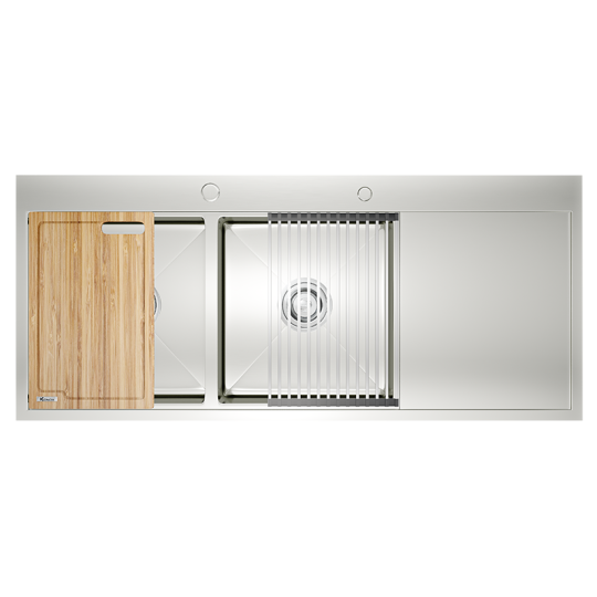 Chậu rửa bát Workstation Sink – Topmount Sink KN11650TD – Bàn phải