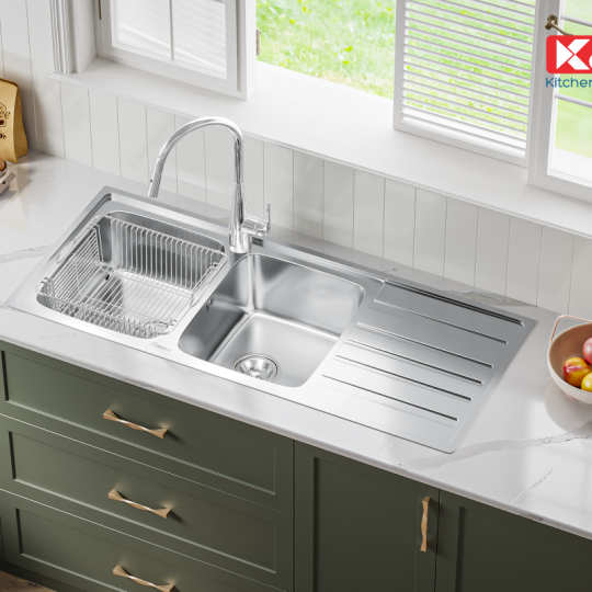 Chậu rửa bát European sink Artusi KS11650 1D – Bàn trái