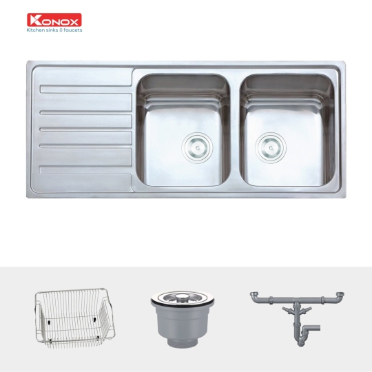 Chậu rửa bát European sink Artusi KS11650 1D – Bàn trái