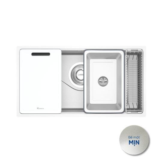 Chậu rửa bát phong cách Nhật bề mặt mịn Tari 8748SM