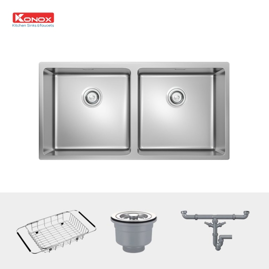 Chậu rửa bát Undermount Sink Cube 8744DU