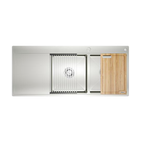 Chậu rửa bát Workstation Sink – Topmount Sink KN11650TD – Bàn trái