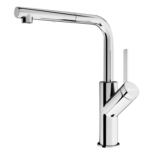 Vòi rửa bát dây rút Artan Chrome