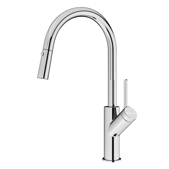 Vòi rửa bát dây rút Ponte Chrome